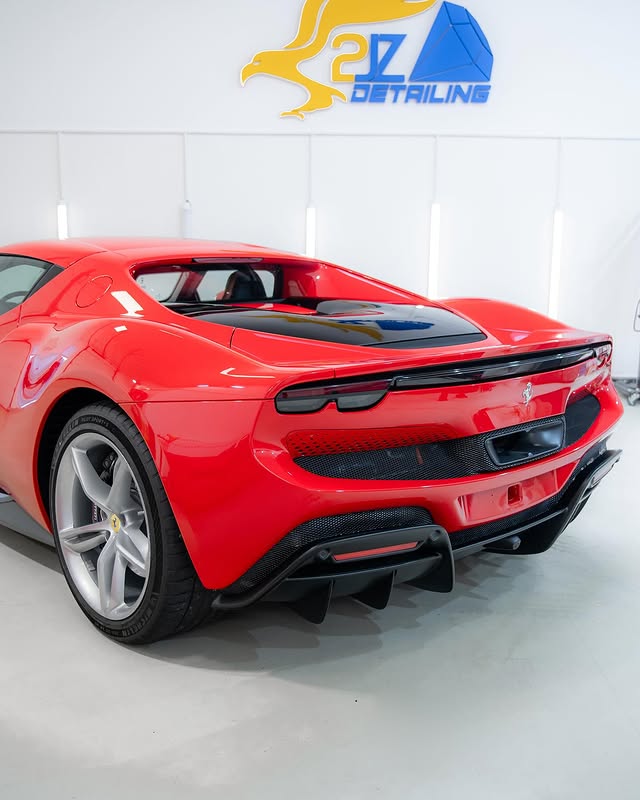 Ferrari 296 GTB po aplikácii PPF fólie — fotografia 7