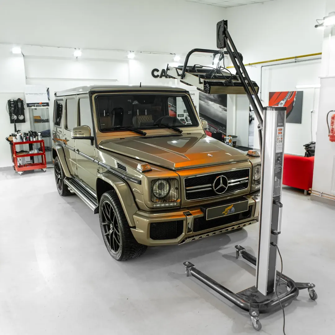 Detailing interiéru Mercedes-Benz G63 AMG