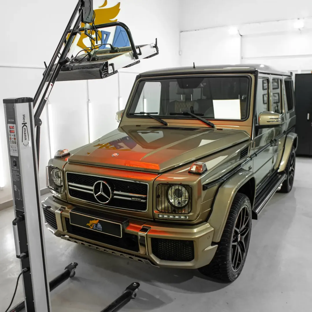 Detail laku G63 AMG po viacstupňovej korekcii