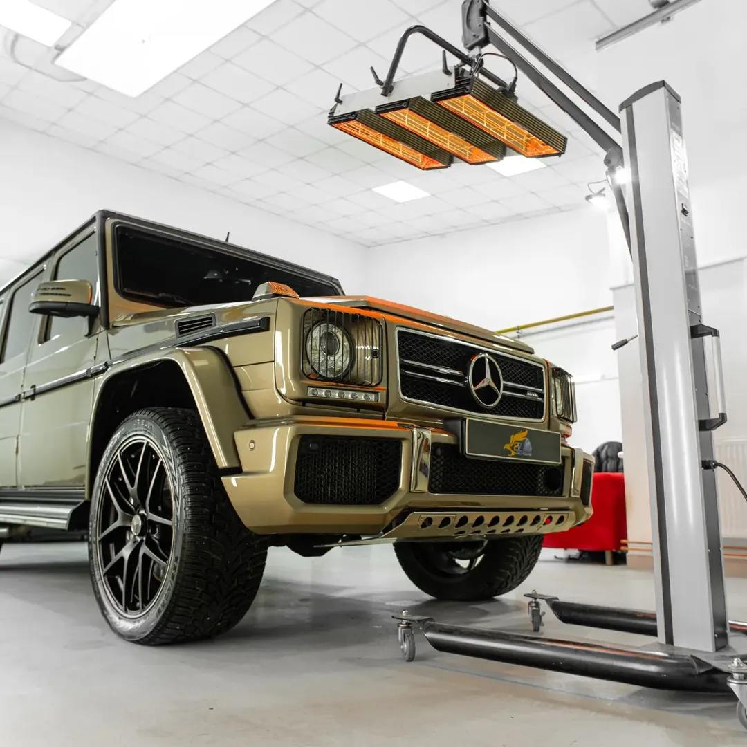 Mercedes-Benz G63 AMG s aplikovanou ochranou CarPro CQUARTZ